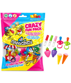 Retro-Spaßpackung Funny Candy 132 g – Displaybox mit 16 Beuteln