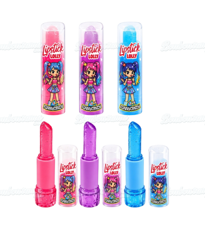 Piruleta pintalabios Funny Candy 5 g – 20 unidades