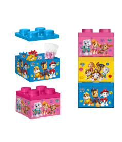 Baustein-Puzzle + 3D Paw Patrol – Süßigkeiten & Bauspiel