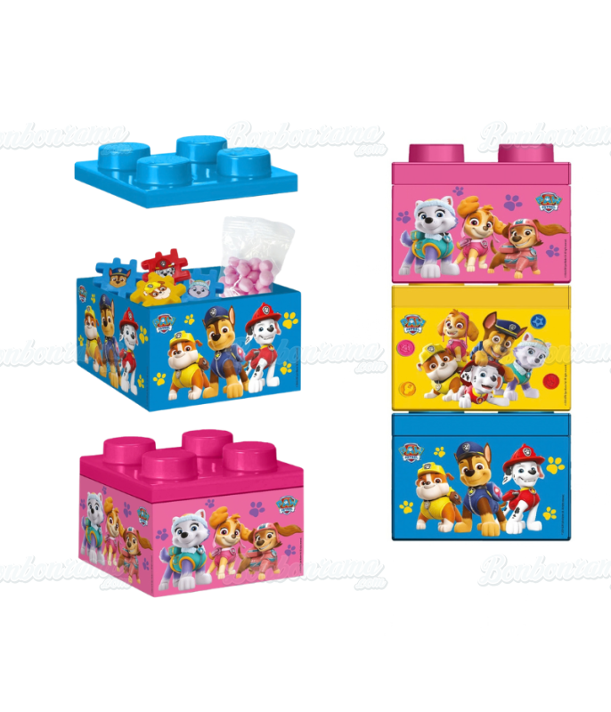 Confiserie ludique Johny Bee Block Puzzle + 3D Pat Patrouille en gros conditionnement