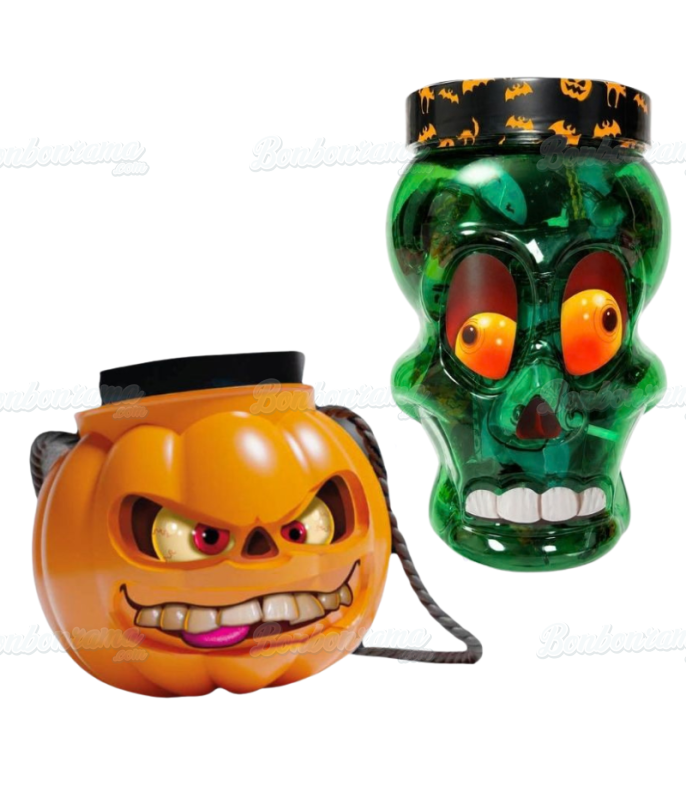 Patrelle Halloween-Süßwarenpack – 14 Kürbisse & Totenköpfe