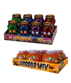 Patrelle Halloween-Süßwarenpack – 14 Kürbisse & Totenköpfe