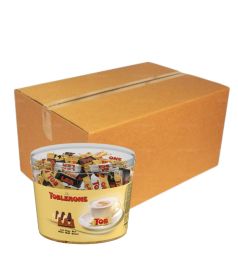Toblerone Mini Milk, White & Dark – Tub of 113, 904 g