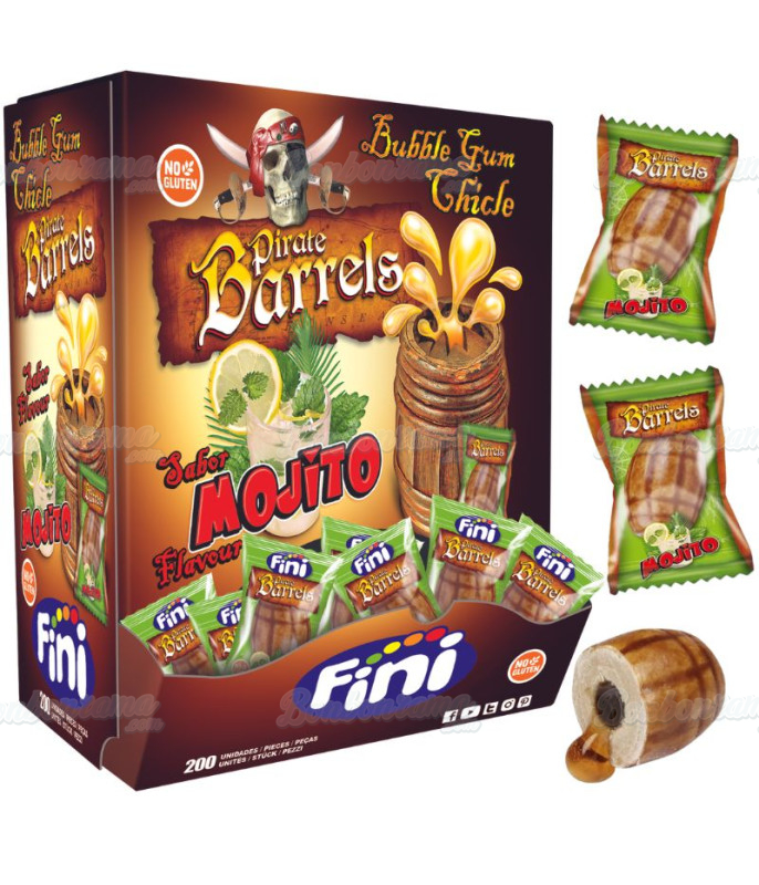 Fini Box Pirat Barrels Gum