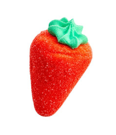Confiserie Fraise ROUGE Tubo Guimauve 20 g DLUO 12/26 en gros conditionnement