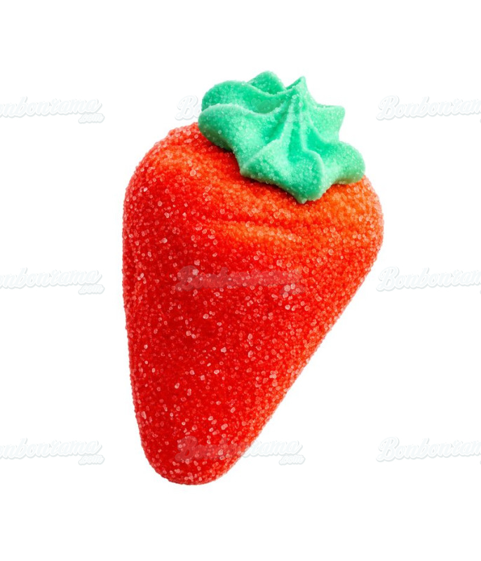 Confiserie Fraise ROUGE Tubo Guimauve 20 g DLUO 12/26 en gros conditionnement