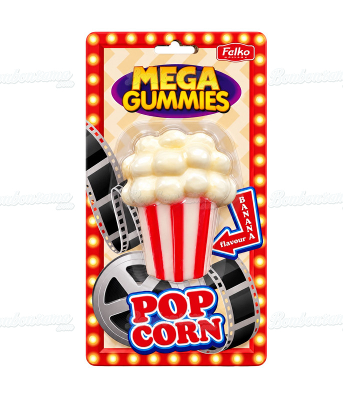 Bonbon gélifié XL Mega Gummies Pop Corn (120 g) en gros conditionnement