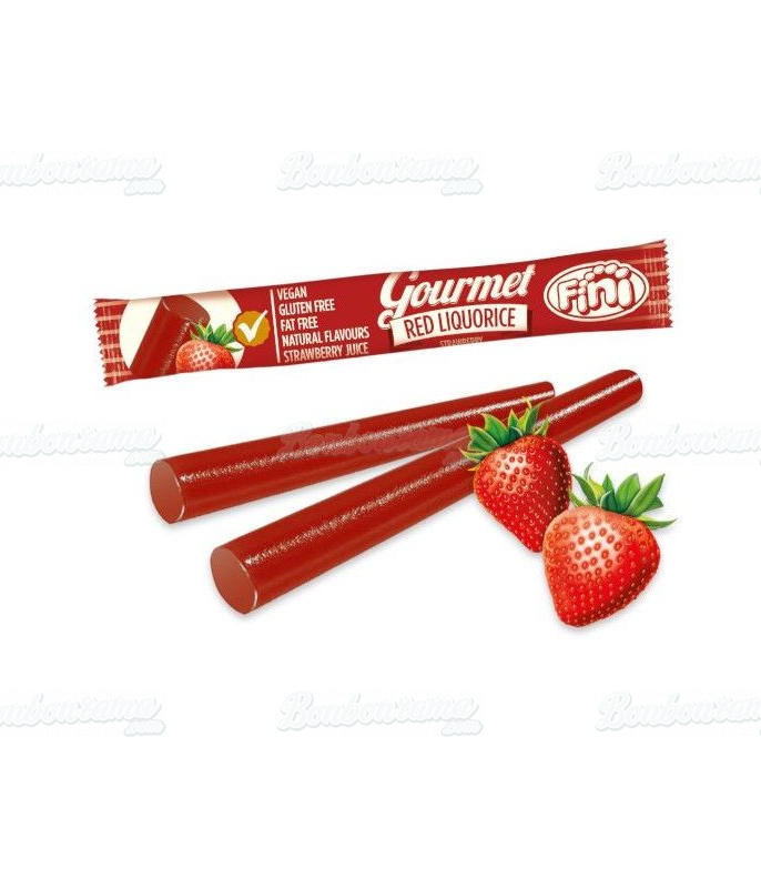 Reglisse Fraise Fini Vegan 32 x 32 gr Reglisse Fraise Fini Vegan 32 x 32 gr
