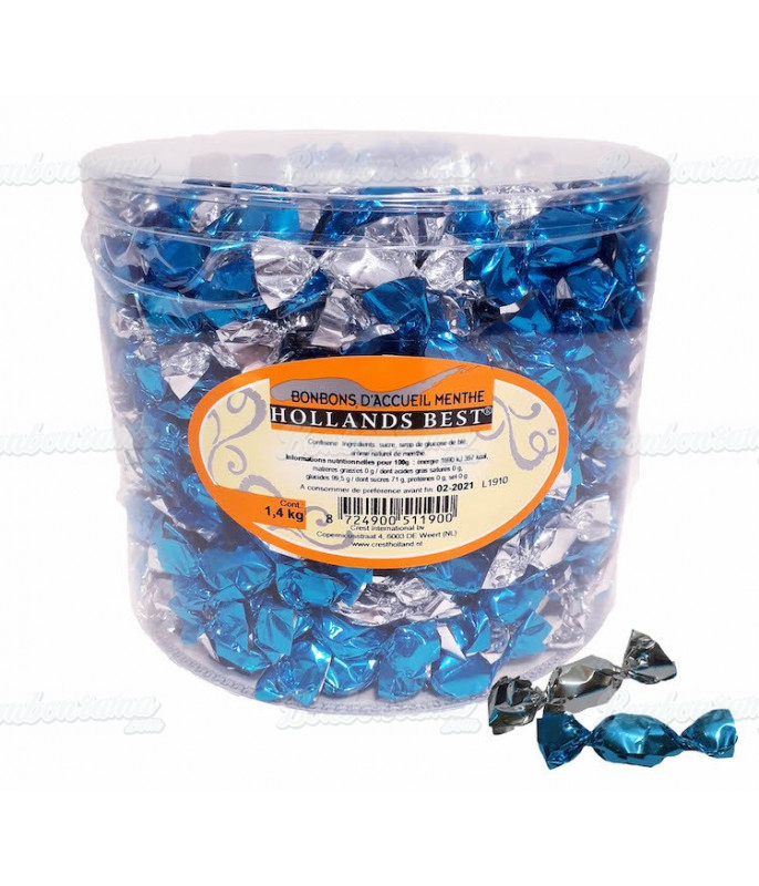 Mini Bonbon d'accueil Menthe 1.4 kg Mini Bonbon d'accueil Menthe 1.4 kg