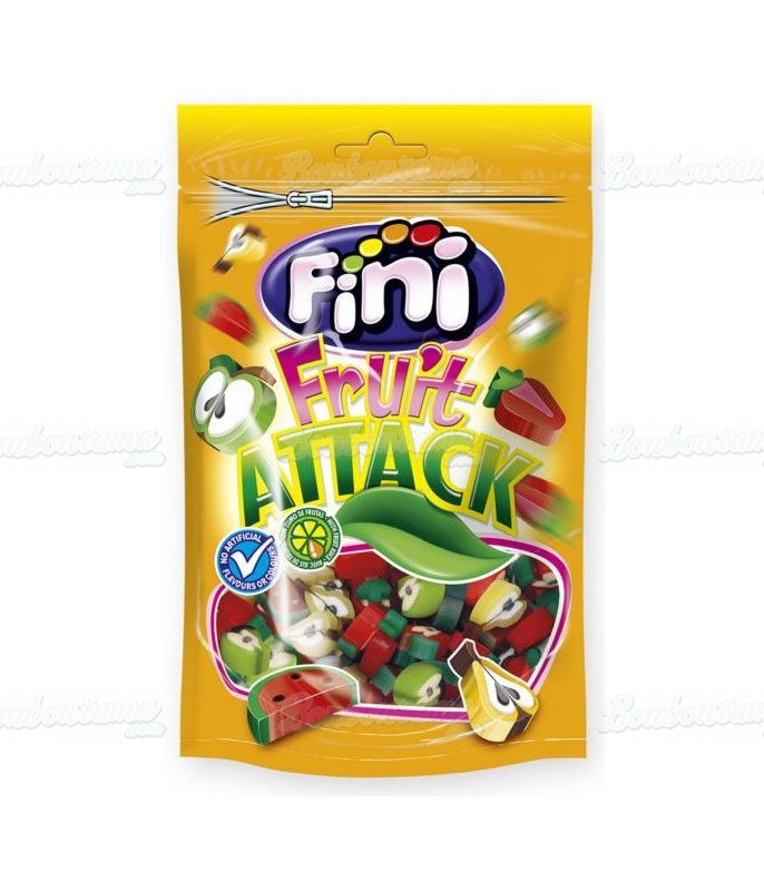 Fruit Attack Fini 180 gr de Bonbon gélifié en sachet refermable x 10