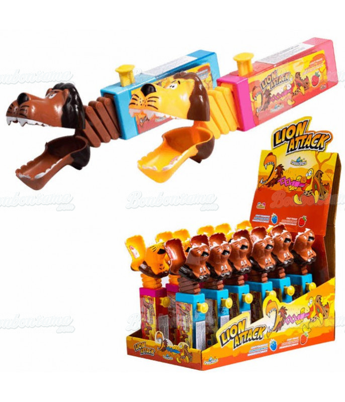 Lion Attack Sucette x 12 pcs Lion Attack Sucette x 12 pcs