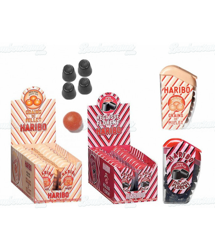 Lot Réglisse Florent & Grains de Millet 18 gr x 36 pcs Lot Réglisse Florent & Grains de Millet 18 gr x 36 pcs