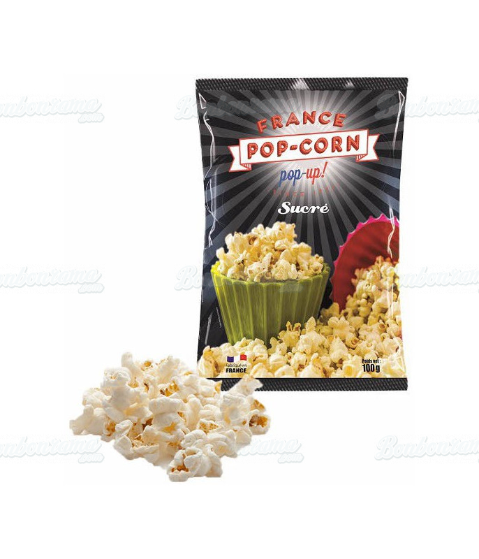 Snacking Pop Corn Sucré 100 g en gros conditionnement