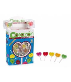 Mini Heart Assorted Lollipop x 200 pcs