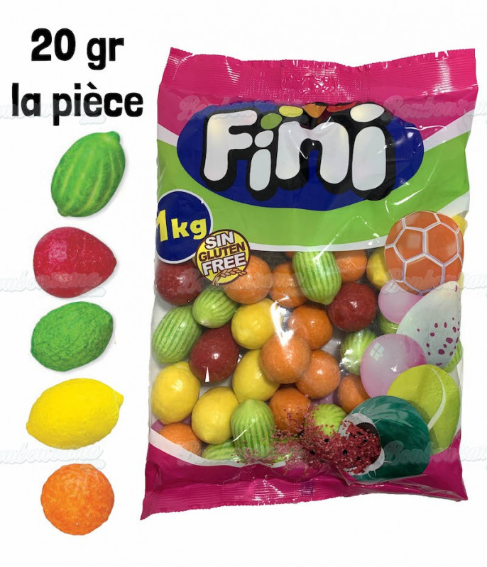 Giant Bubble Gum Fruit 1kg Giant Bubble Gum Fruit 1kg