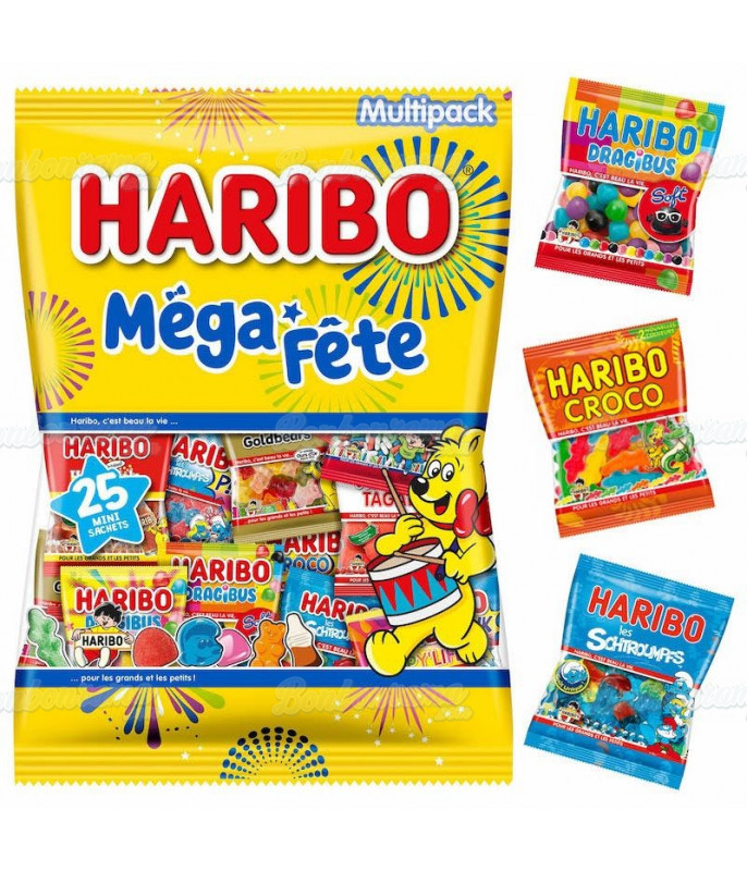 Mega Fête Mix Haribo 1 kg Mega Fête Mix Haribo 1 kg