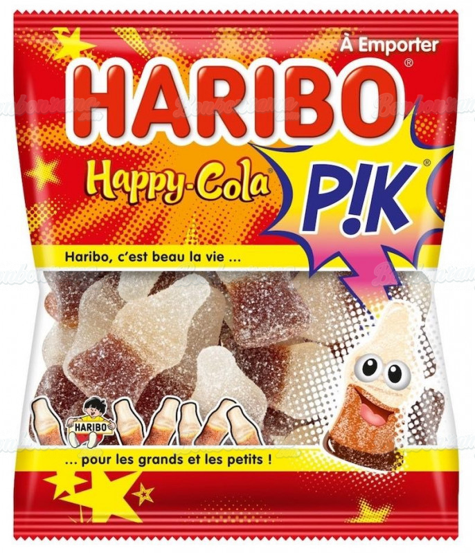 Sachet Haribo 120 gr Happy Cola Pik en gros conditionnement