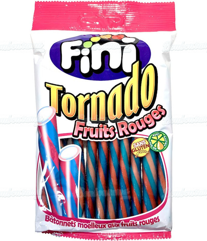 Sachet Fini Tornado Fruits Rouges 180 gr x 18 Sachet Fini Tornado Fruits Rouges 180 gr x 18