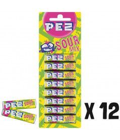 PEZ Blister 8 pack Sour Mix x 12