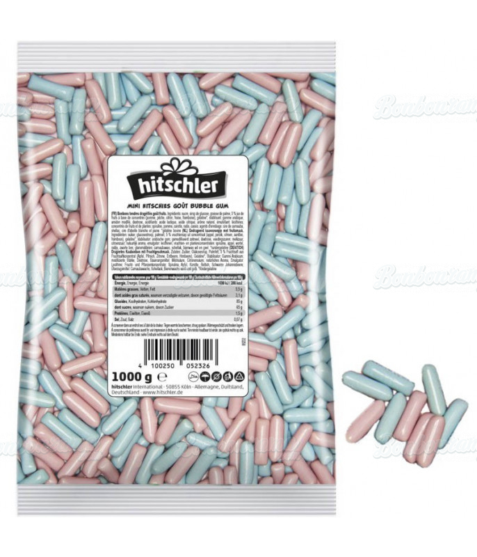 Hitschies Mini Bubble Gum 1 kg Hitschies Mini Bubble Gum 1 kg