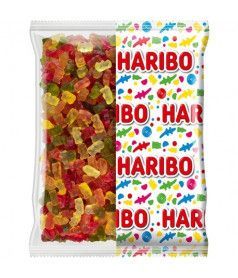 HARIBO Gold Bears, tub bulk sweets, 1080g x 2 tubs (2kg bulk