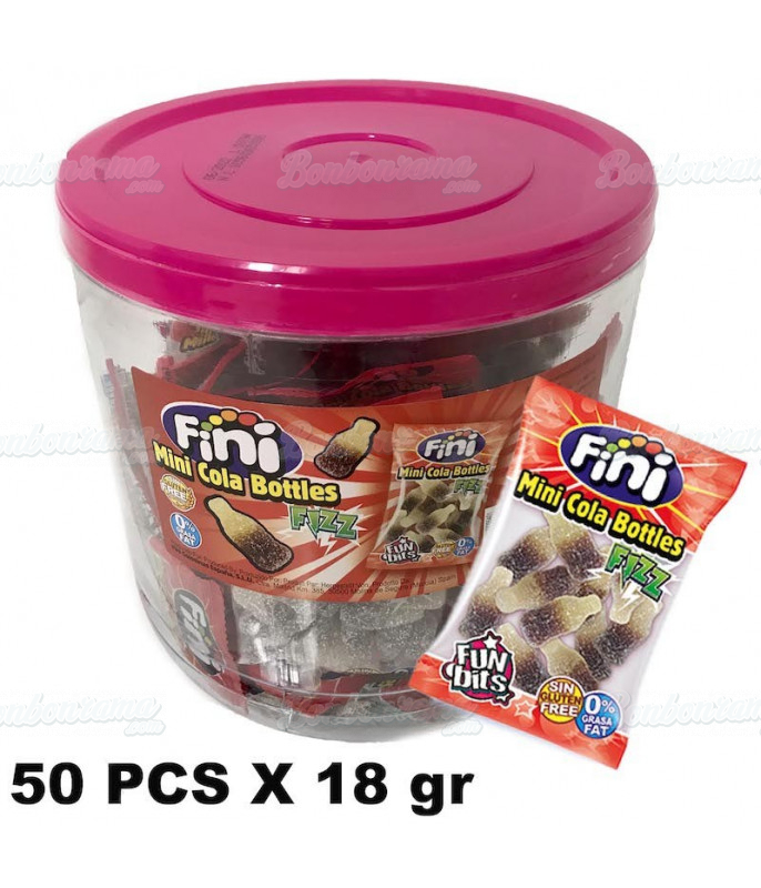 Mini Bouteille Cola Tubo 50 pcs x 18 gr Mini Bouteille Cola Tubo 50 pcs x 18 gr