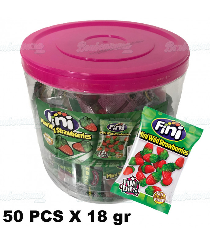 Mini Fraise 50 pcs x 18 gr Mini Fraise 50 pcs x 18 gr