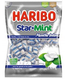 Sachet Haribo 100 gr StarMint en gros conditionnement