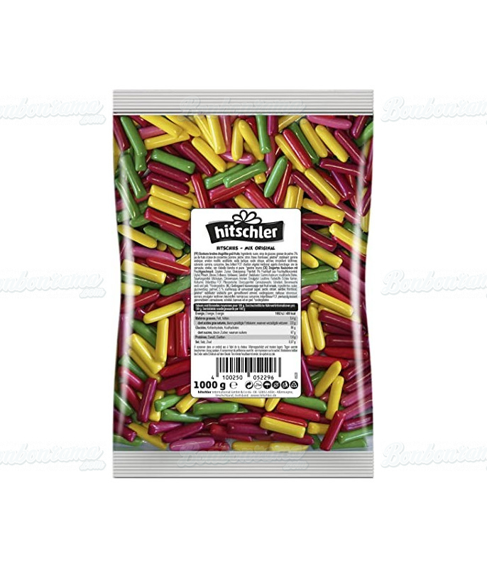Hitschies the Sweet little stick candy in wholesale packaging 1 kg bag