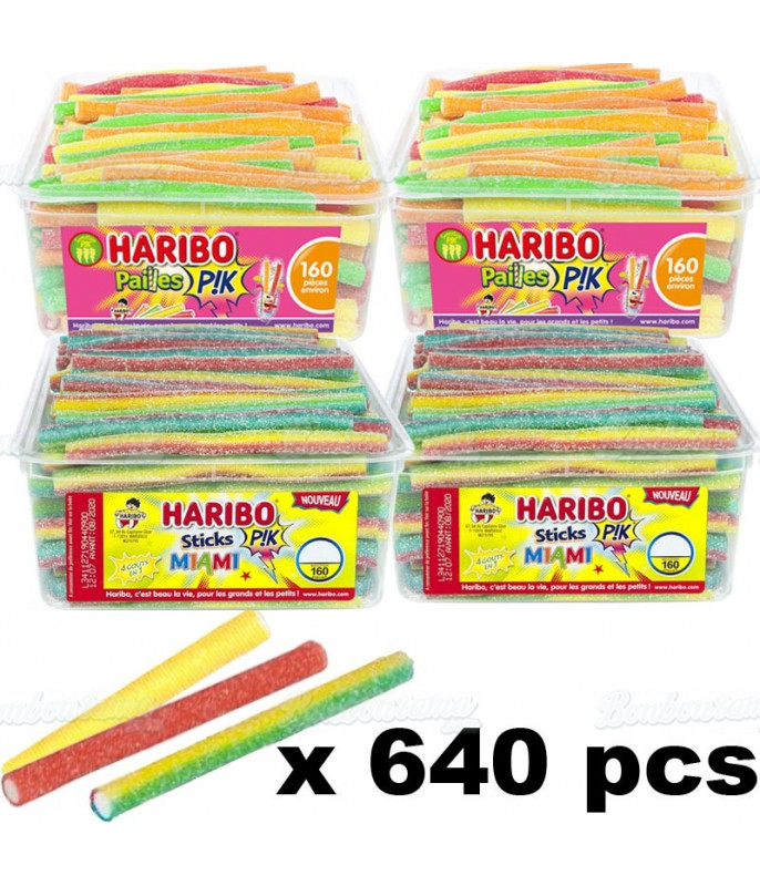 Lot Stick Pik Haribo x 640 pcs Lot Stick Pik Haribo x 640 pcs