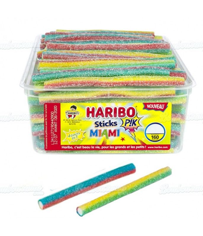 Stick Miami Pik Haribo x 160 pcs Stick Miami Pik Haribo x 160 pcs