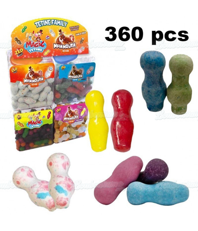 Tétine Mammouth x 360 + Présentoir Vision Tétine Mammouth x 360 + Présentoir Vision