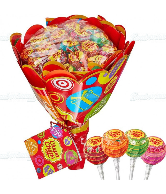 Sucettes Chupa Chups En Bouquet en gros conditionnement