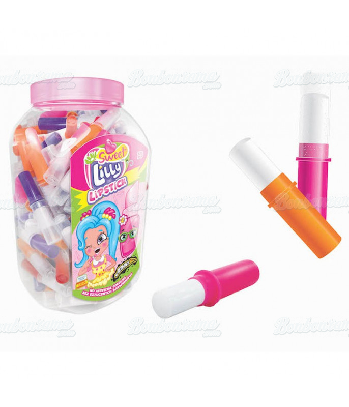Confiserie ludique Johny Bee Lipstick Sweet Lilly en gros conditionnement