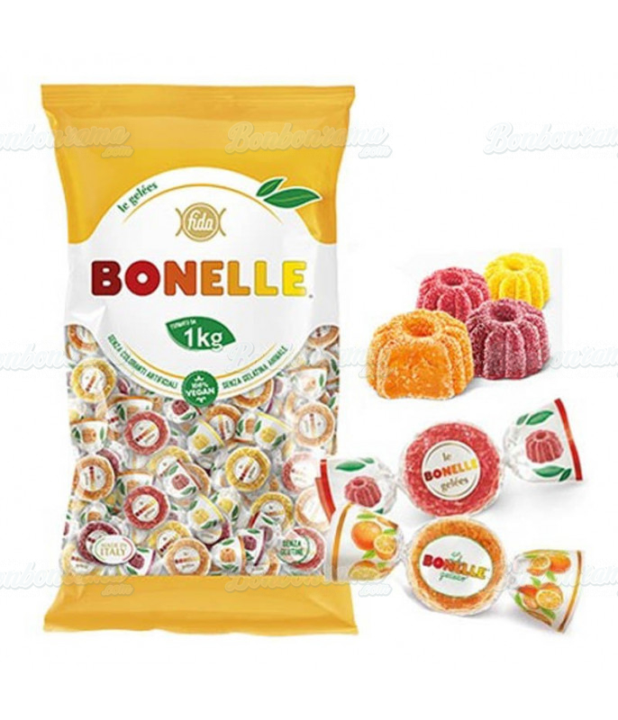 Vegan Fruit Mix Jelly Candy Fida in Bulk Packaging