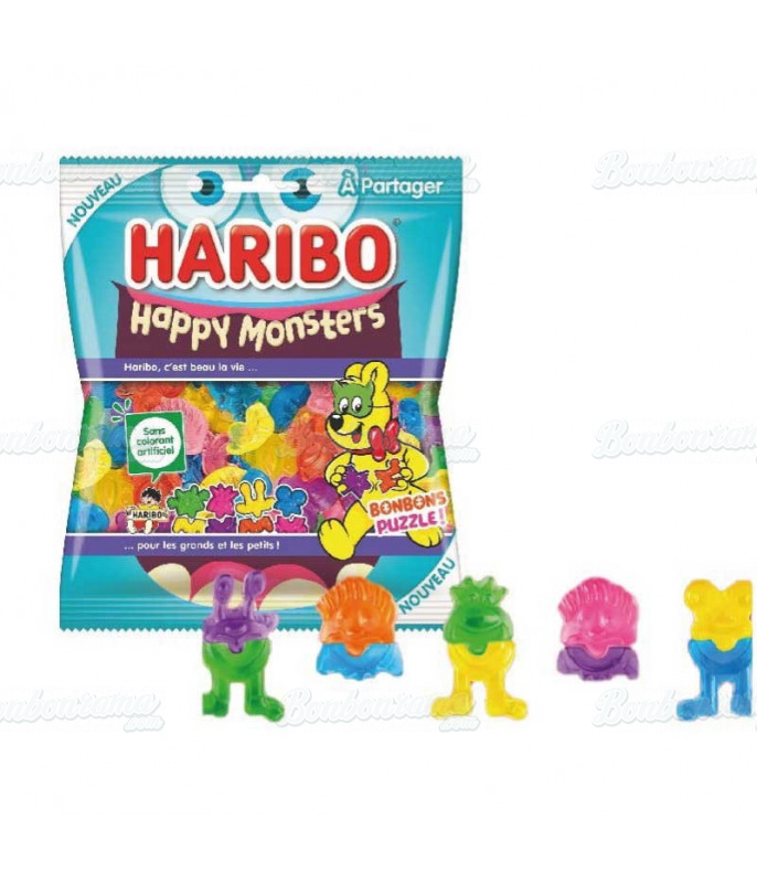 Sachet Haribo 220 gr Happy Monster x 24 Sachet Haribo 220 gr Happy Monster x 24