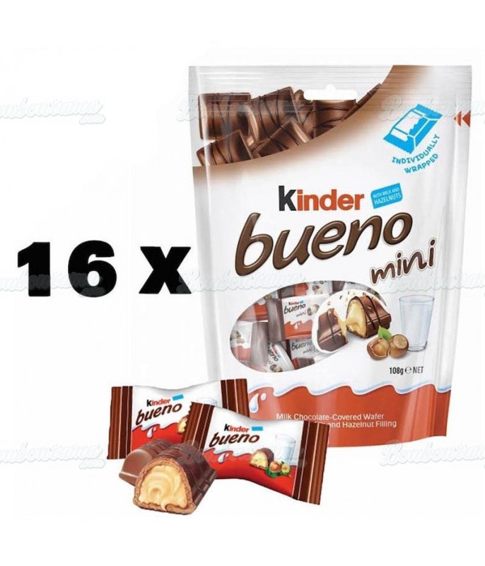 Kinder Mini Bueno 108 gr x 16 DDM 08/2020 Kinder Mini Bueno 108 gr x 16 DDM 08/2020