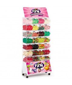 Accessoire Présentoir Vide 28 Bacs Plexiglass pour confiseries et bonbons en gros conditionnement