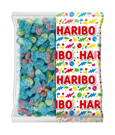 Bonbon gélifié en vrac Schtroumpfs Pik Haribo en gros conditionnement