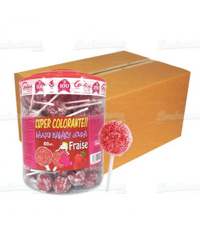 MAXI Ramzy Fizzy Fraise Cerdan Caramelos - 2