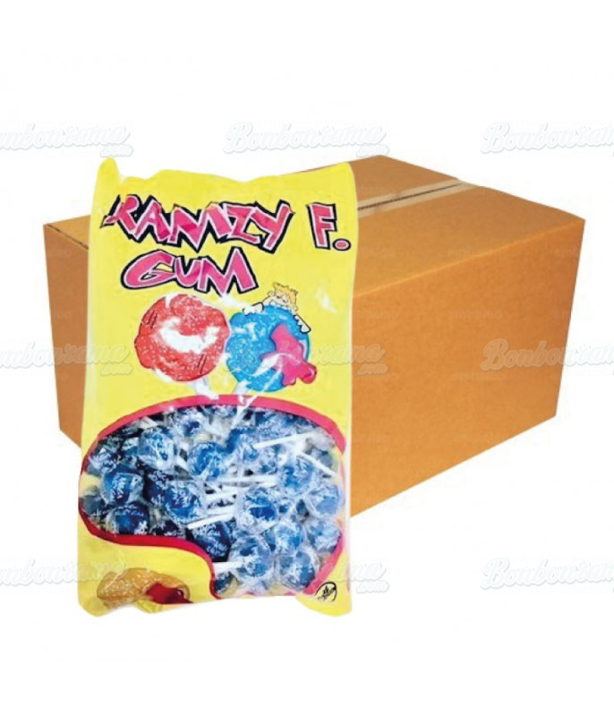 Sucettes MAXI Ramzy Fizzy Fruit des Bois en gros conditionnement