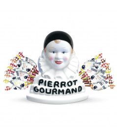 Sucettes Buste Pierrot Gourmand + 40 sucettes en gros conditionnement