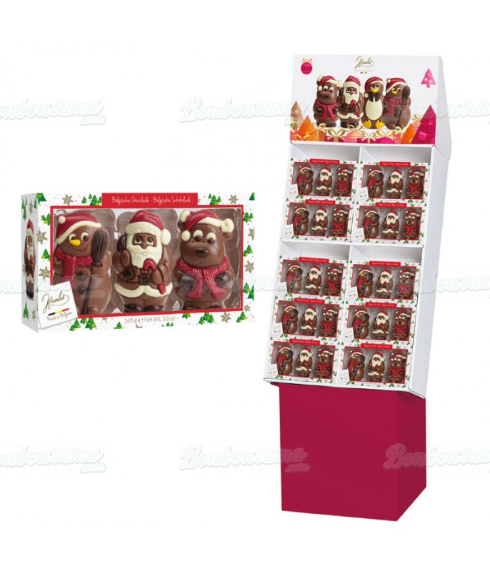 Présentoir Figurine de Noël Chocolat Présentoir Figurine de Noël Chocolat