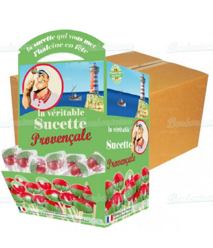 Sucette Provençale Cerise Chloro SIC - Nice Bonbon - 3