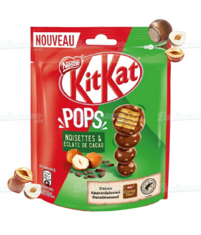 Kit Kat Pops Hazelnut and Cocoa Bag 110 gr