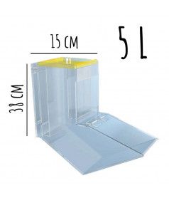 Distributeur Carré Plexi 5L Pré Commande pour bonbons et confiseries en gros conditionnement