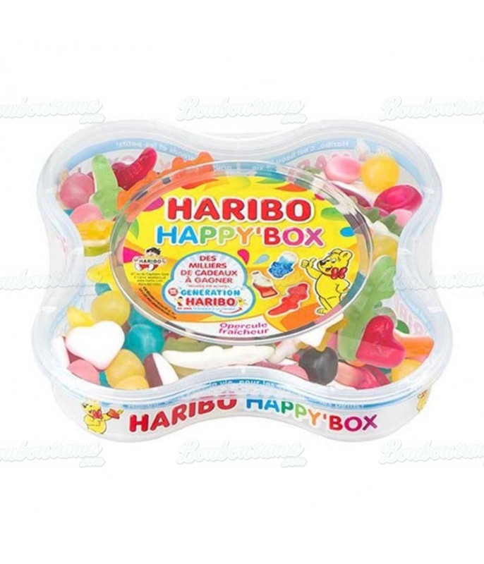 Boîte bonbons Happy box haribo - Bonbons et confiseries