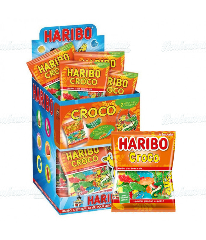 Boîte Haribo Croco et Dragibouuuh - 1kg