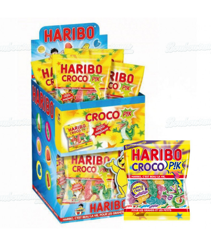 Sachet Haribo 40 gr Croco Pik en gros conditionnement