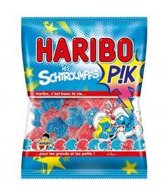 Sachet Haribo 40 gr Schtroumpfs Pik en gros conditionnement